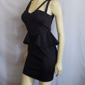 NEW Guess Black Mini Dress SZ 4